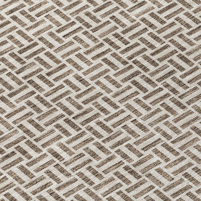 HomeRoots Geometric Transitional Rectangle Outdoor Rug