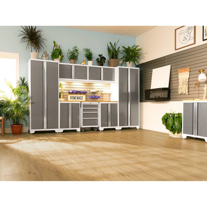 NewAge Products Bold Series 8-pc. Steel Garage Cabinet Set