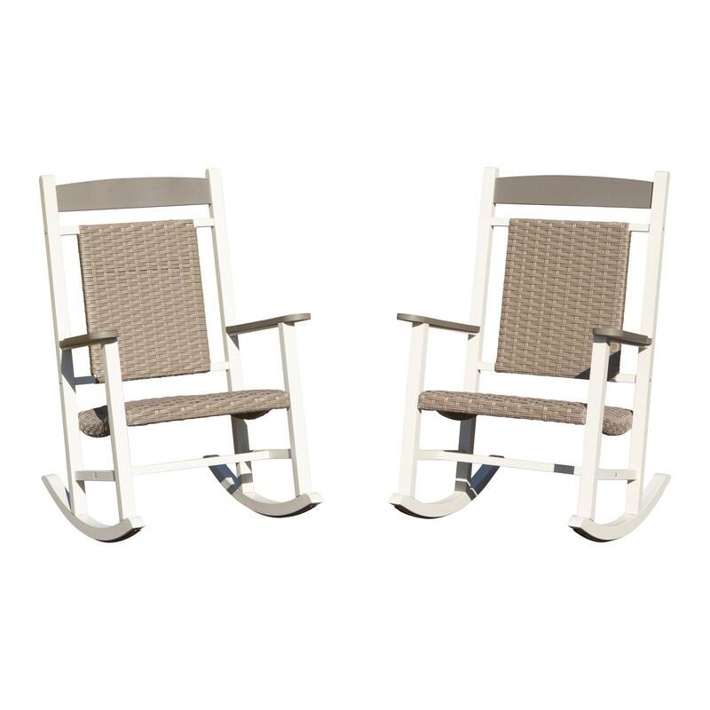 Domi Outdoor Rocking Chair Set – High Back, Weather-Resistant Porch Rockers for Patio
