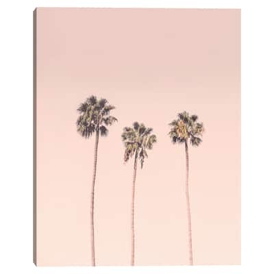 Sunset Palms by Sisi and Seb Canvas Art Print