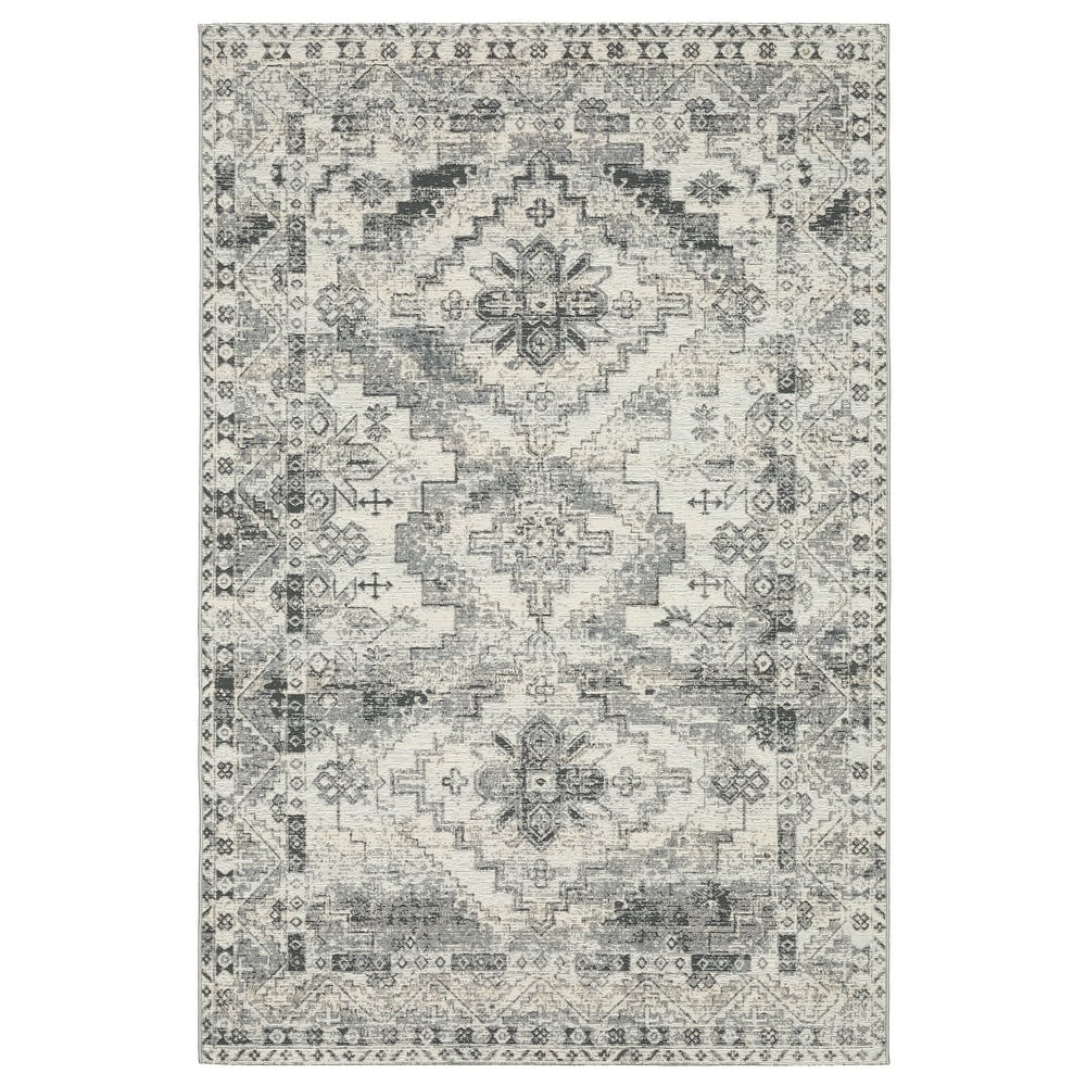Style Haven Nova Faded Nomadic Grey/ Ivory Area Rug