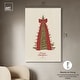 preview thumbnail 9 of 15, Big Bow Xmas Canvas Cute Western Christmas by Art Remedy