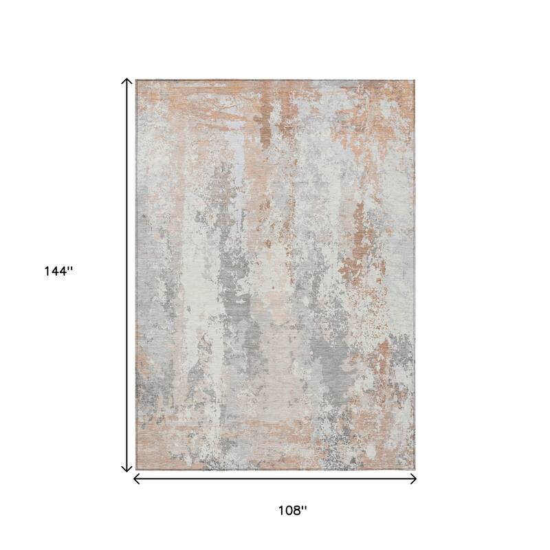 HomeRoots Abstract Transitional Rectangle Outdoor Rug