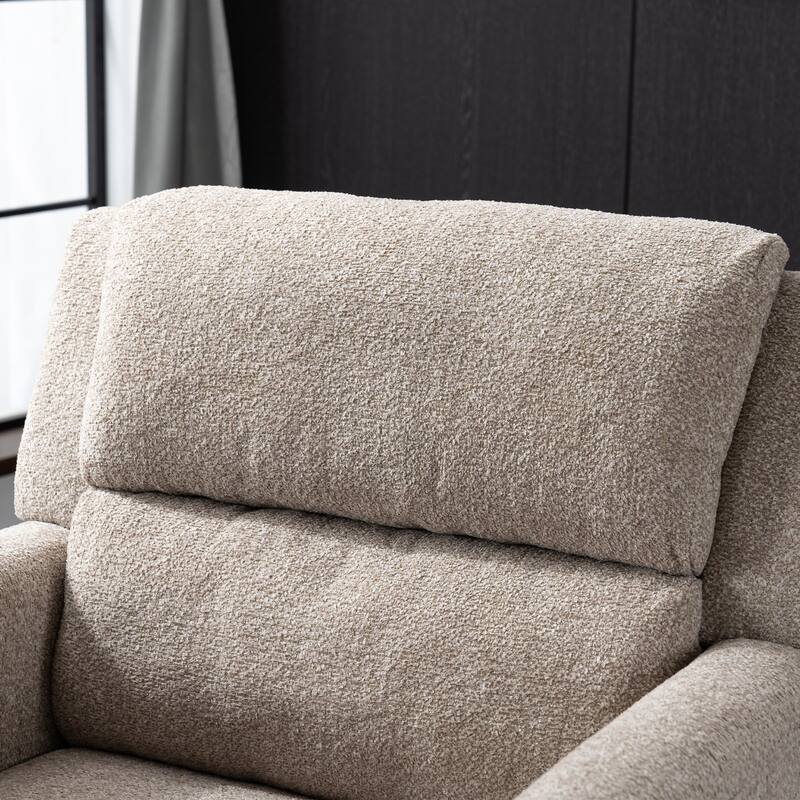 Modern Accent Chair Armchair Upholstered Boucle Fabric Single Sofa