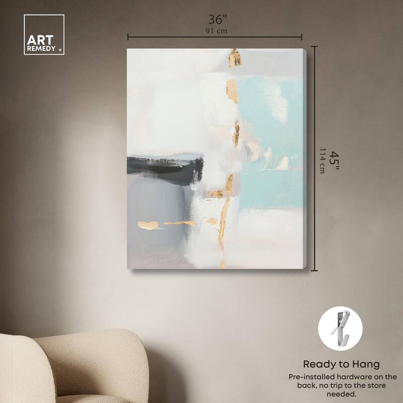 Misty Luxe II Canvas by Art Remedy, Gallery Wrapped