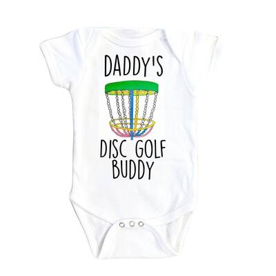 Disc Golf Buddy - Baby Boy Girl Clothes Infant Bodysuit Funny Cute Newborn