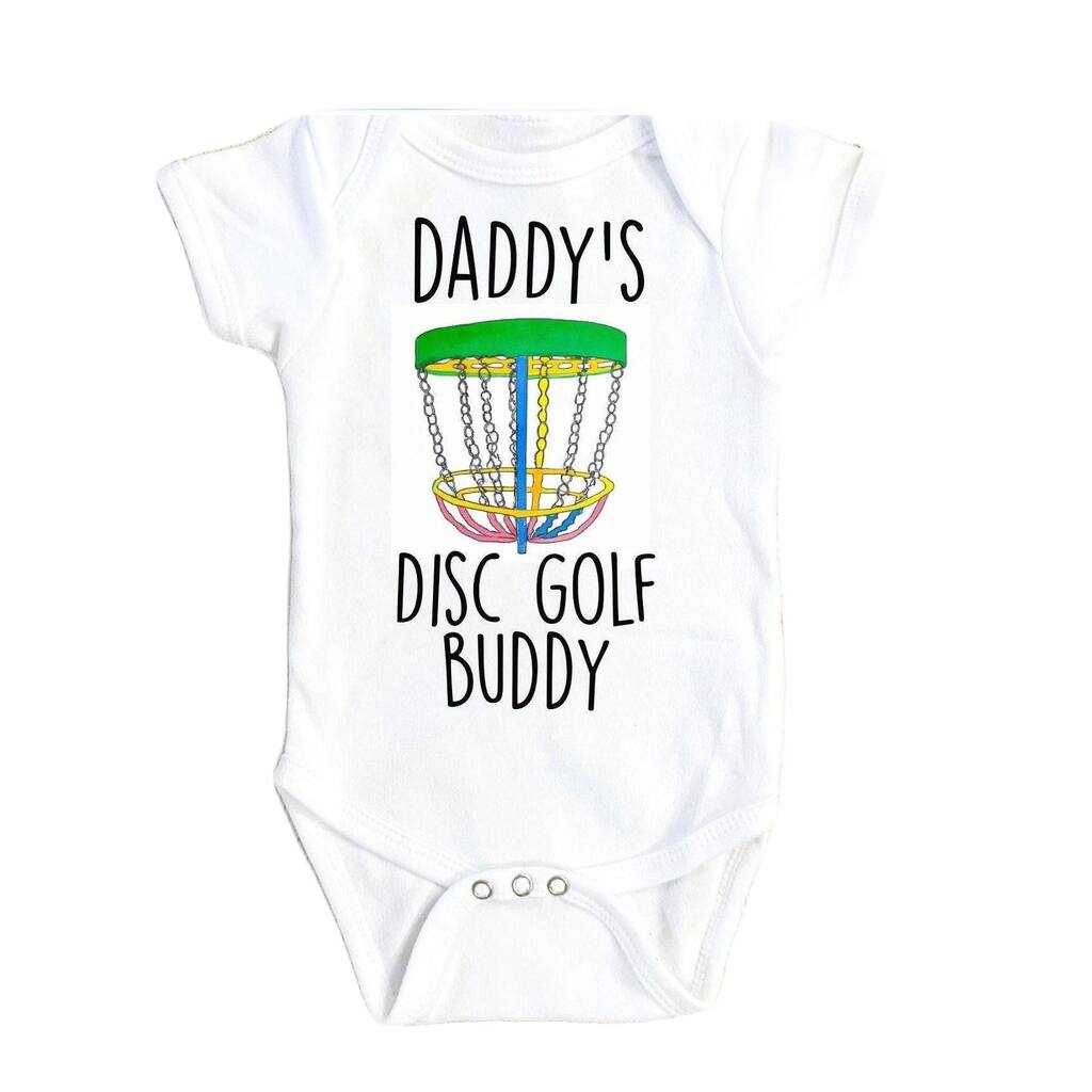 Disc Golf Buddy - Baby Boy Girl Clothes Infant Bodysuit Funny Cute Newborn