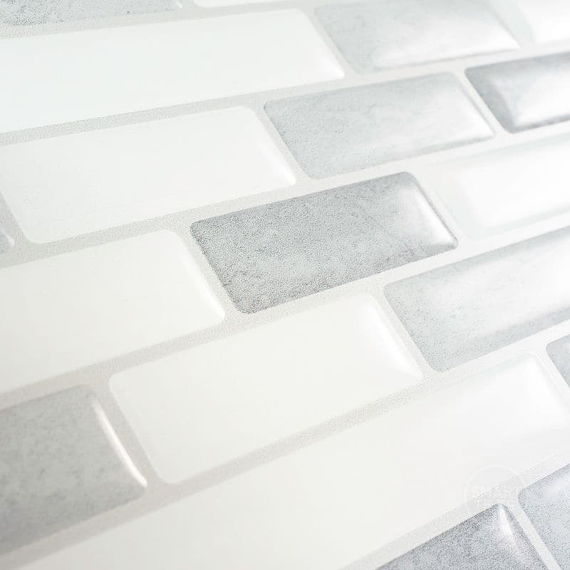 Peel and Stick Backsplash Tile - Smart Tiles Muretto Silia - Kitchen and Bathroom Stick on Tiles