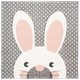 preview thumbnail 7 of 10, SAFAVIEH Carousel Kids Jurgita Bunny Ears Rug 3' Square - Pink/Grey