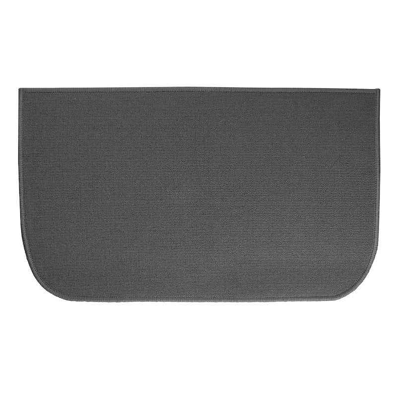 RITZ Solid Accent Rug - 18"x30" - N/A - Graphite