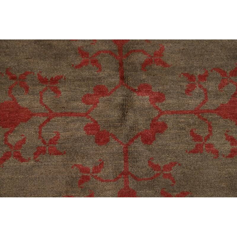 Medallion Gabbeh Oriental Rug Handmade Wool Carpet - 5'7"x 6'6"