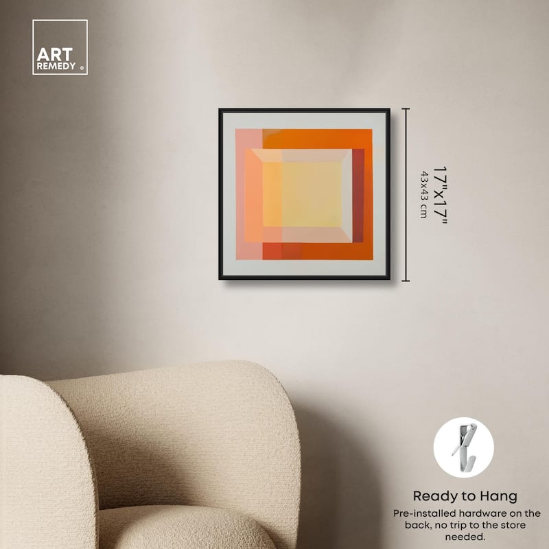 Minimal Color Blocks II Canvas by Art Remedy