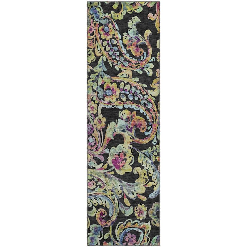 Premium Washable Super Soft Paisley Mayfield Rug
