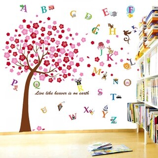 Walplus Huge Butterflies Blossom Flower Kid Wall Sticker Nursery Decor