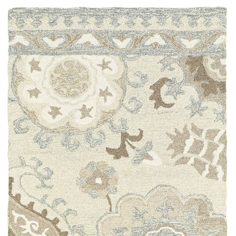 HomeRootsFloral Scandinavian Rectangle Area Rug