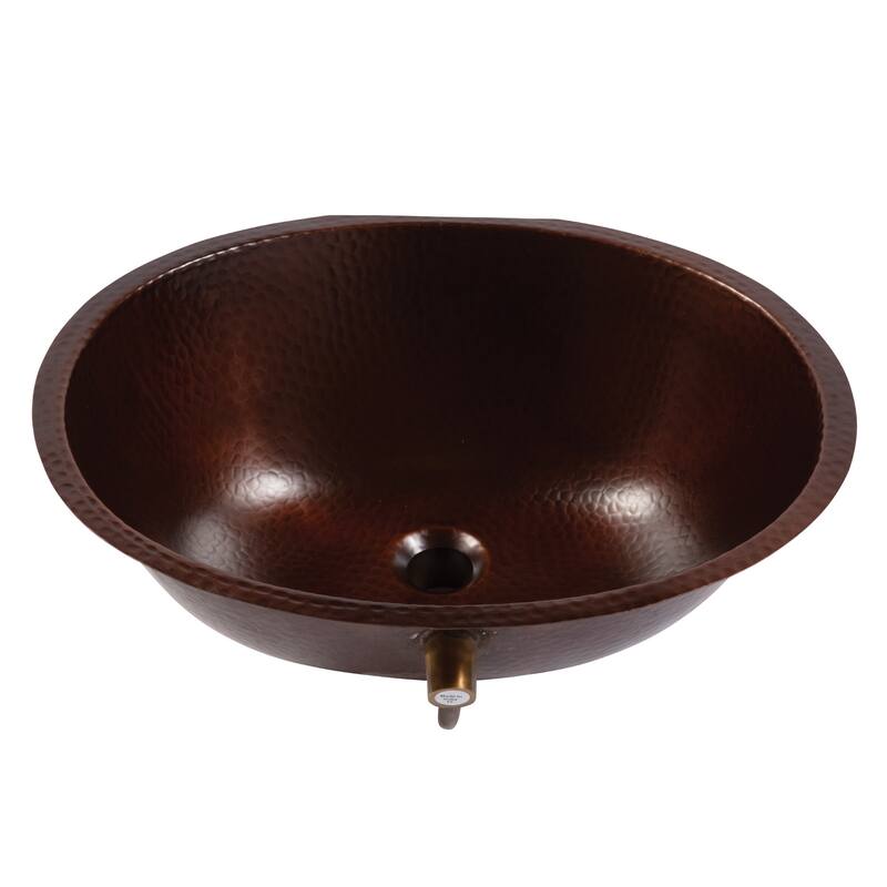 Freud 19" Undermount Bathroom Sink in Copper