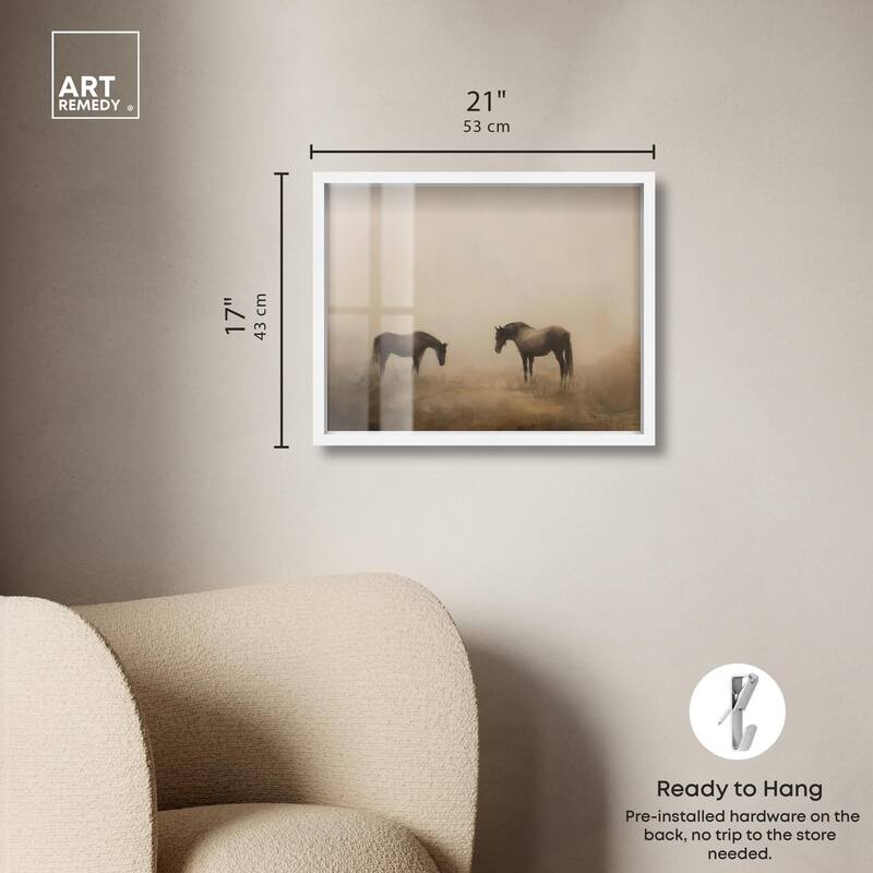 Equine Duo II Shadowbox by Art Remedy