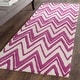 preview thumbnail 31 of 122, SAFAVIEH Handmade Cambridge Tinnie Modern Moroccan Wool Rug 2'6" x 8' Runner - Ivory/Fuchsia - Runner