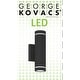 preview thumbnail 3 of 5, Kovacs P1882-L Supotto 10" Tall LED Outdoor Wall Sconce with Glass