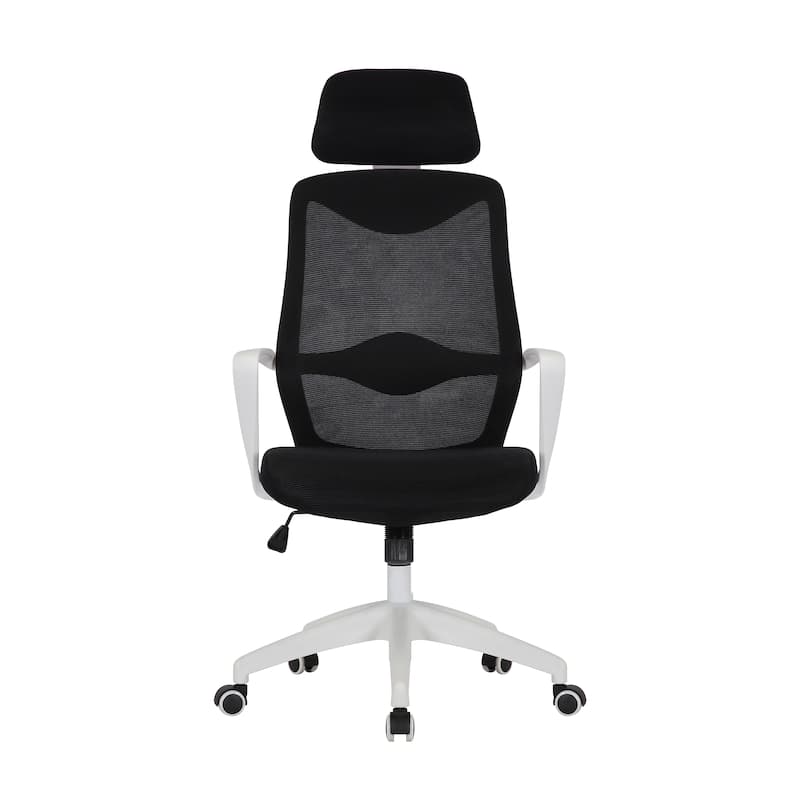 Porthos Home Cory Swivel Office Chair, Tall Mesh Back, Height Adjustable Seat