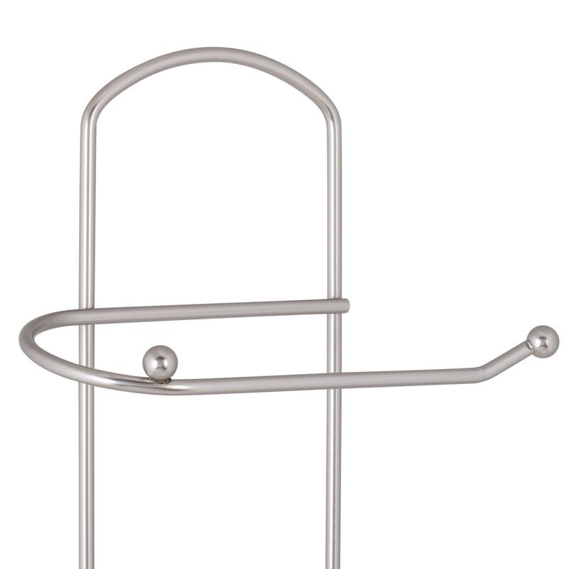 Bath Bliss Tissue Roll Holder and Dispenser in Satin - 6.30" x  6.10" x 26.38"