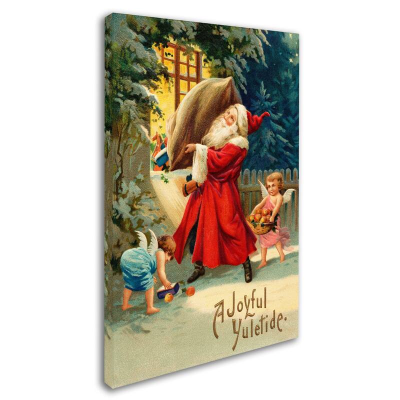 Vintage Apple Collection 'Vintage Xmas 5' Canvas Art