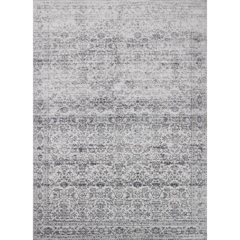 Alexander Home Mason Transitional Vintage Damask Rug