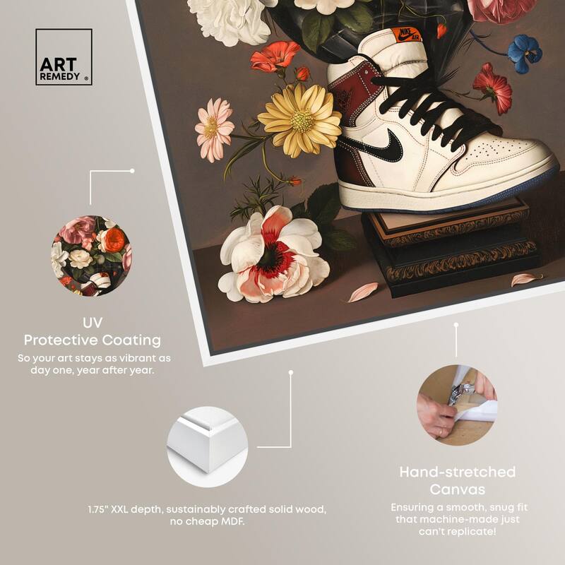 Sneaker Bouquet I Canvas by Art Remedy