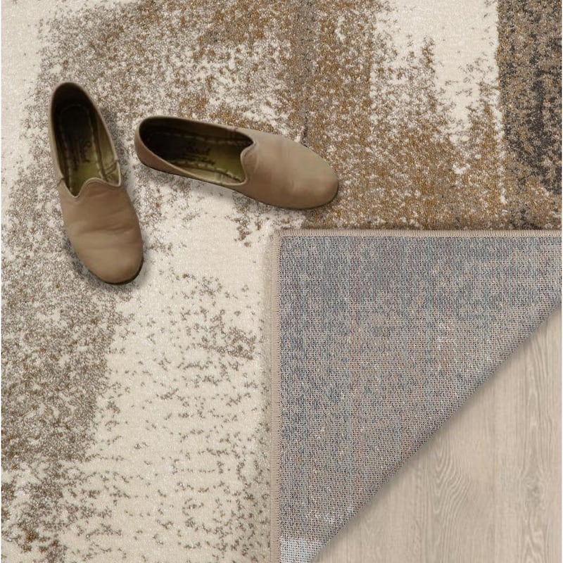 Luxe Weavers Modern Abstract Stain Resistant Area Rug