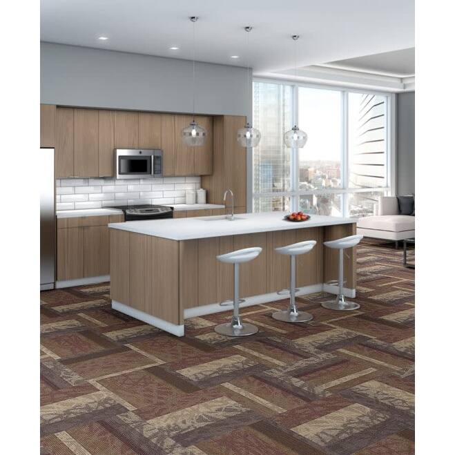 Shaw Philadelphia Commercial Static 24" x 24" Glue Down Carpet Tile -