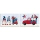 preview thumbnail 1 of 7, Stupell Americana Florals & Gnomes Wall Plaque Art Design By Yvette St. Amant (Set of 2) 15 x 10