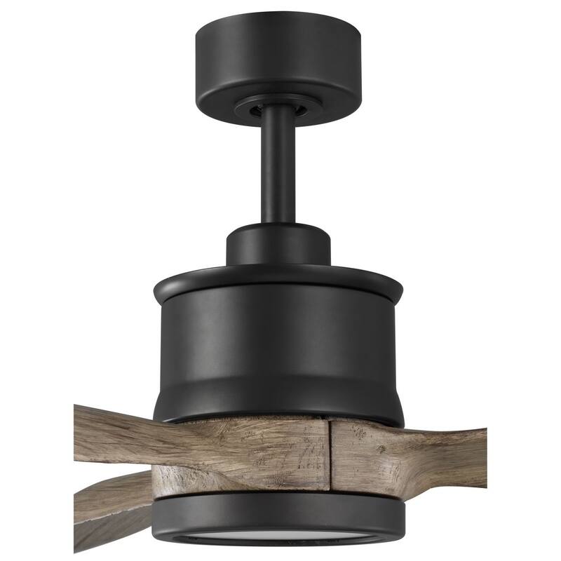 Farris Collection Three-Blade Carved Wood 60" Ceiling Fan - 12.370" x 31.250" x 10.500"