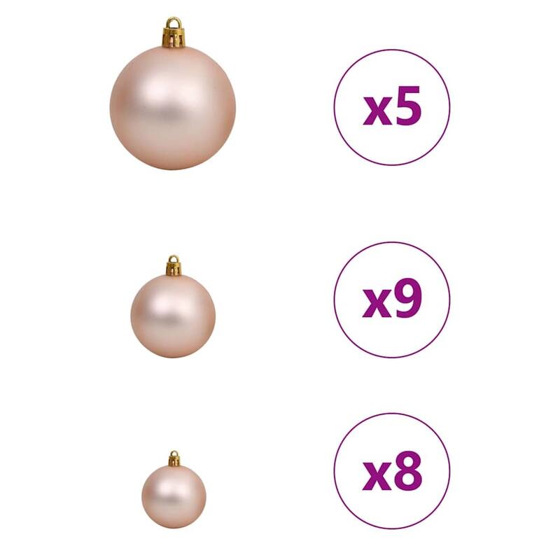 vidaXL Artificial Christmas Tree White 59.1" PVC