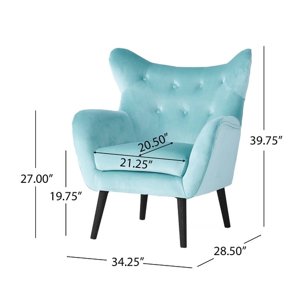 Alyssa new clearance velvet arm chair