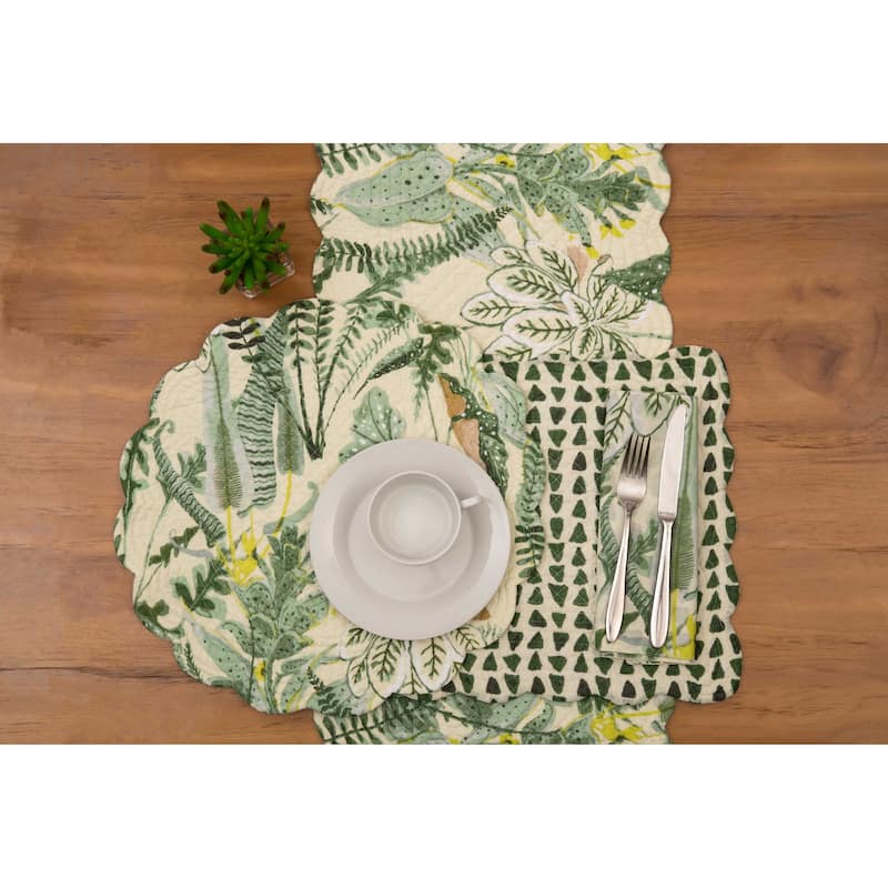 Parson Placemats Set of 6 All Seasons Summer Spring Botanical, 13" x 19"
