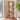 Mesa Cane and Solid Wood 4-Tier Etagere Bookcase