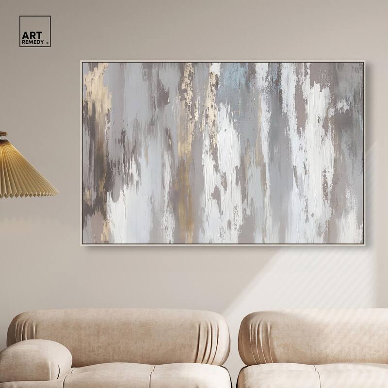 Flooding Gold I Canvas by Art Remedy