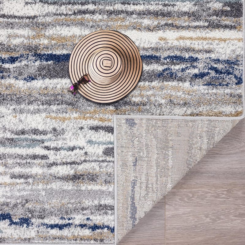 Luxe Weavers Modern Abstract Stripe Area Rug