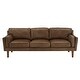 preview thumbnail 5 of 9, Darius Tan Oxford Leather Sofa by iNSPIRE Q Modern