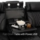 preview thumbnail 6 of 11, Seatcraft Armada LT HeatZero Italian Leather Home Theater Sofa