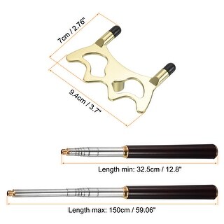 Kalastussaari Pool Bridge Stick, Retractable Billiards Cue Rest With