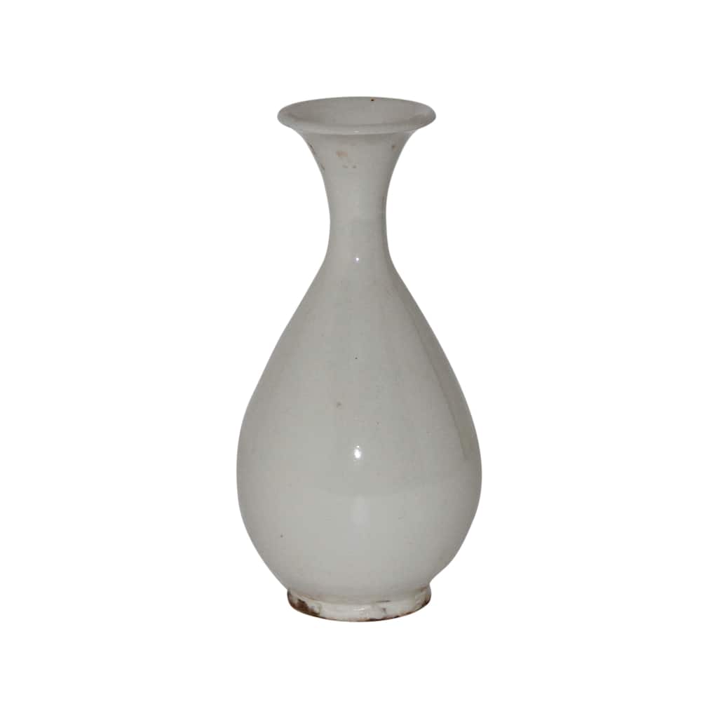 Artissance 11" Off White Ceramic Guanyin Vase - 6" L x 6" W x 11" H