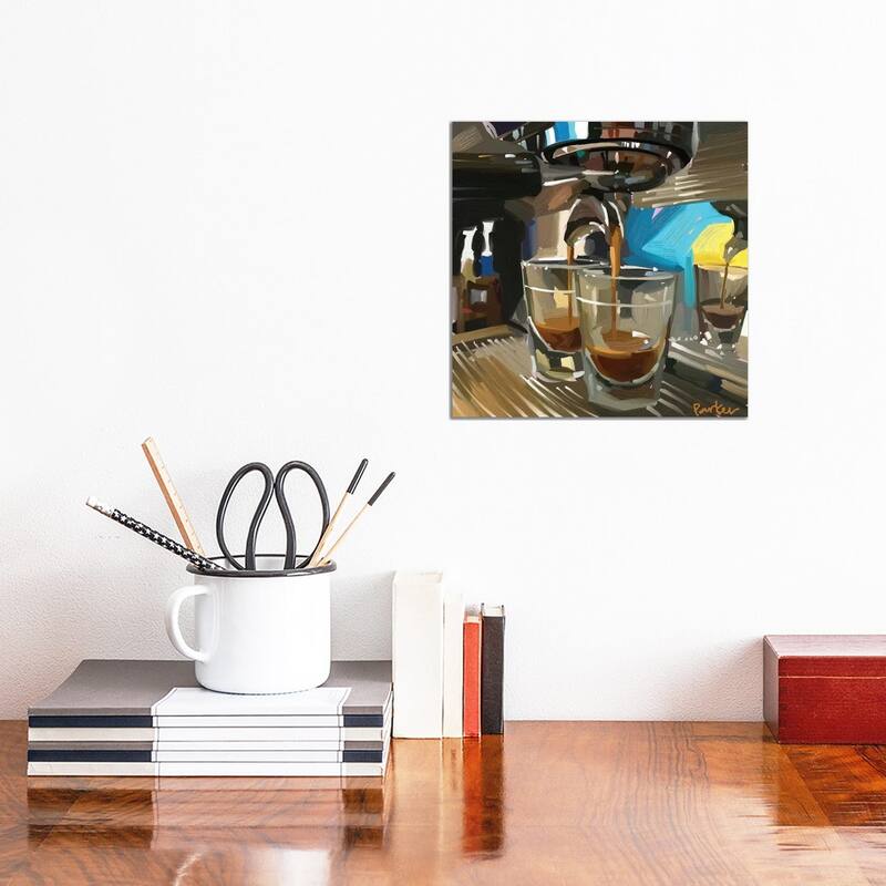 iCanvas "Double Espresso" by Teddi Parker Canvas Print - 12x12x1.5