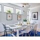 preview thumbnail 8 of 21, Set of 2 Dining Stackable Chair With Arms Molded Transparent Stacking Plastic For Restaurant Office Desk Kitchen Outdoor Patio