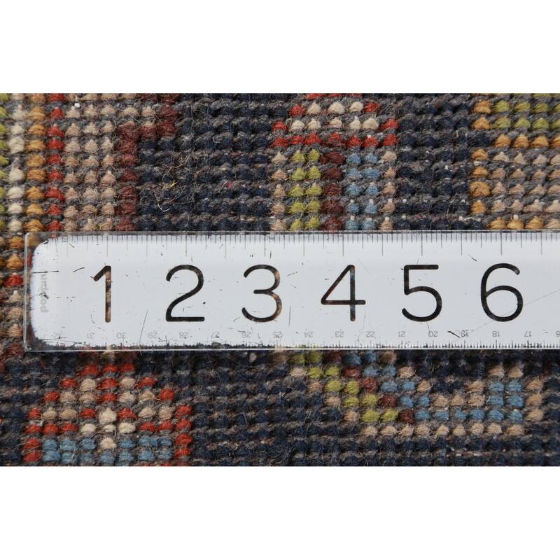 Hand Knotted Oriental 100% Wool Carpet Traditional Medallion Oranges & Rust Heriz (serapi) Area Rug - 13' 10'' X 9' 9''