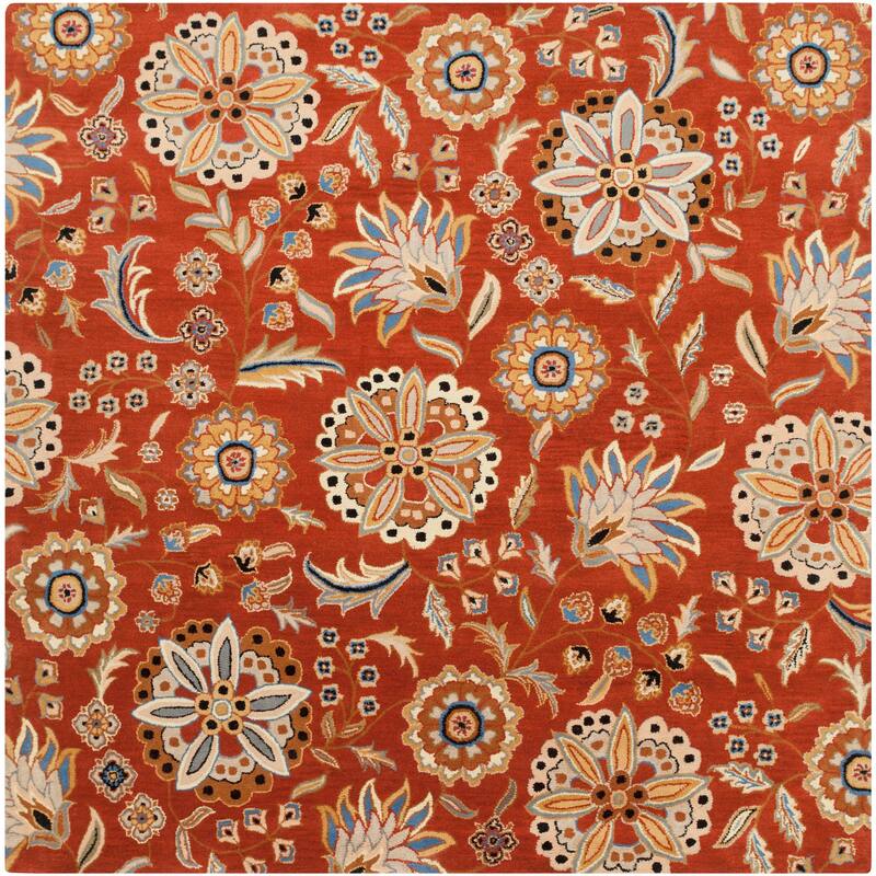 Lily Hand-tufted Transitional Floral Pattern Wool Area Rug