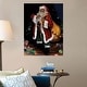 preview thumbnail 16 of 20, "African American Santa" Christmas Winter Holiday Poster Print