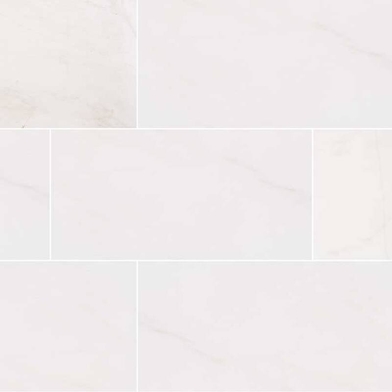 Ackland AKTMT12X24H-CA 12" x 24" Marble Solid Floor and Wall Tile - - Calabria Frost