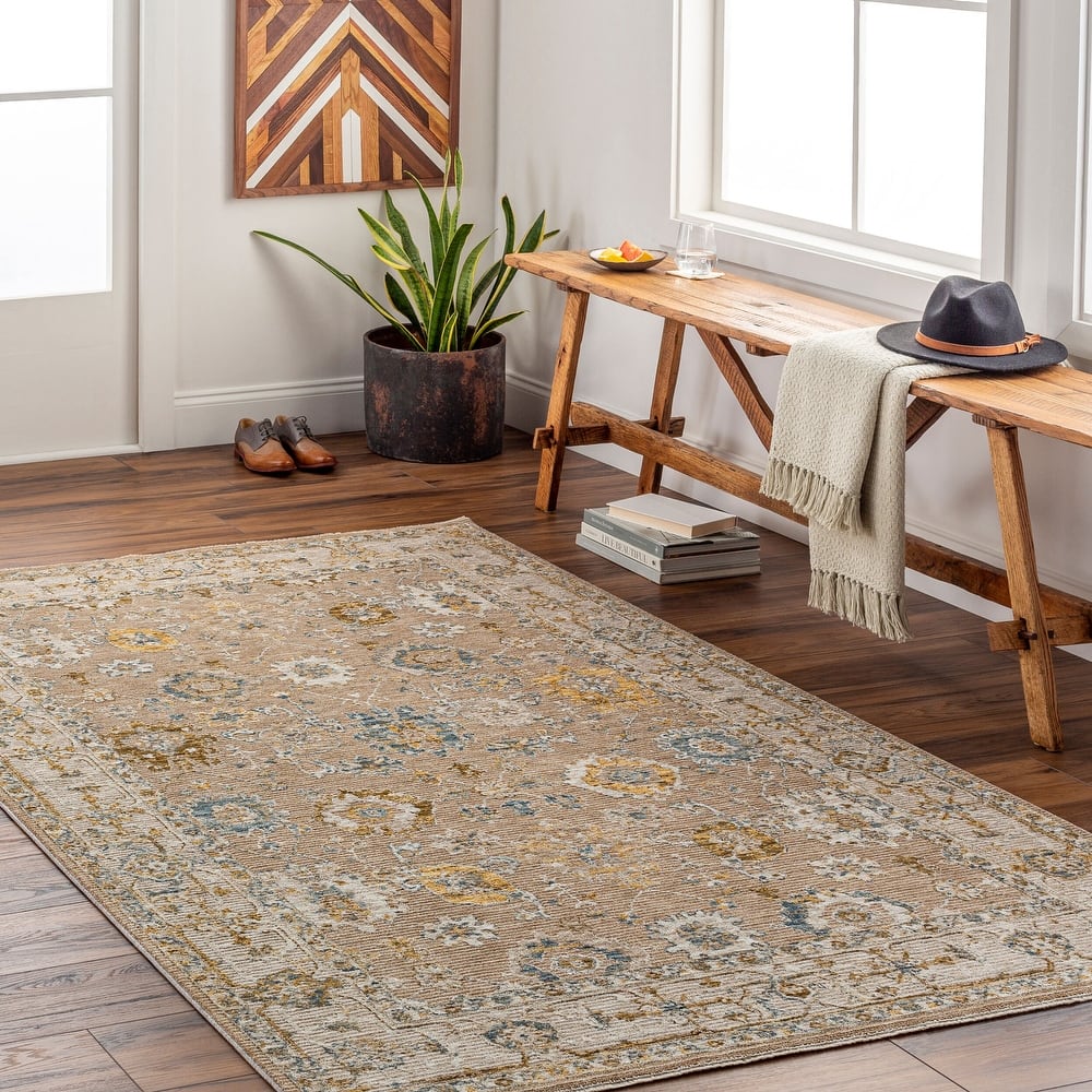 Livabliss Traditional Reina Medallion Area Rug