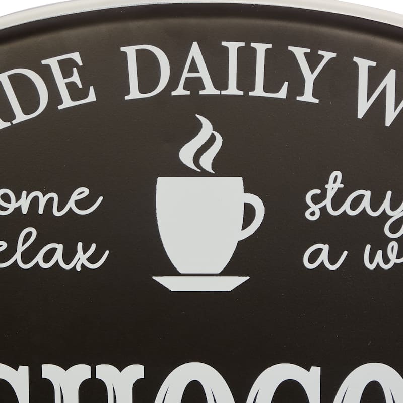 Black Iron Farmhouse Wall Decor 15 x 30 x 1 - 30 x 1 x 15